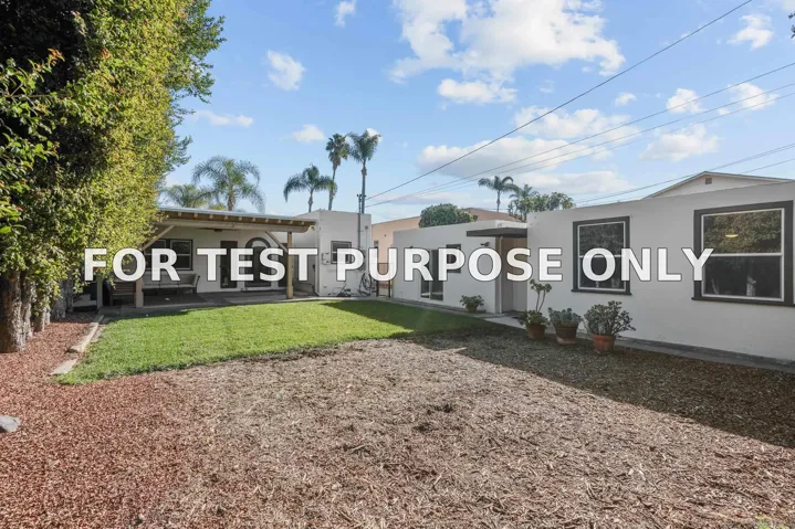 Demo/Test Data 4552 Marlborough Dr, San Diego, Ca 92116