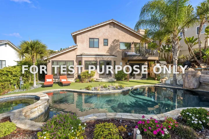 Demo/Test Data 13870 Bruyere Ct, San Diego, Ca 92129