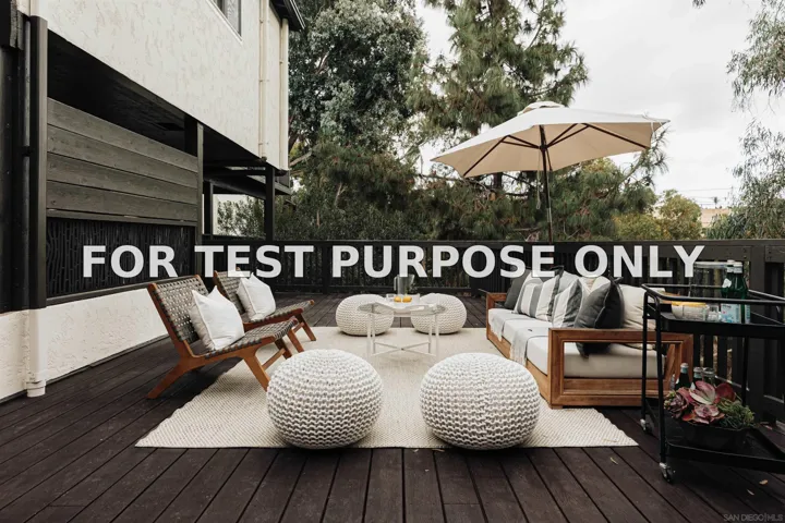 Demo/Test Data 4033 S Hempstead Cir, San Diego, Ca 92116