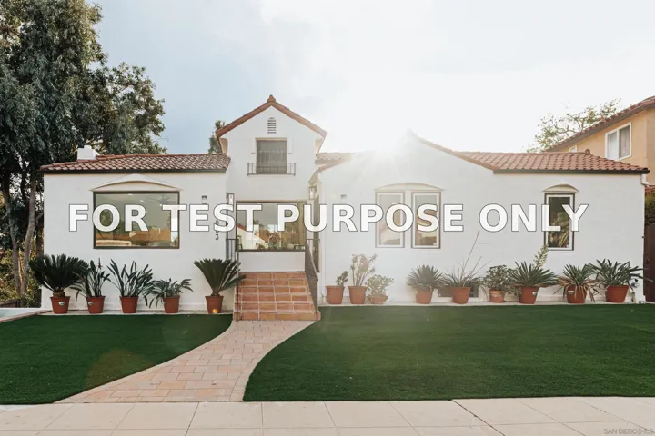Demo/Test Data 4033 S Hempstead Cir, San Diego, Ca 92116