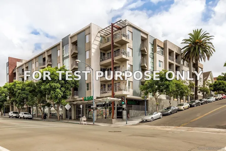 Demo/Test Data 1643 6th Avenue Unit 304, San Diego, Ca 92101