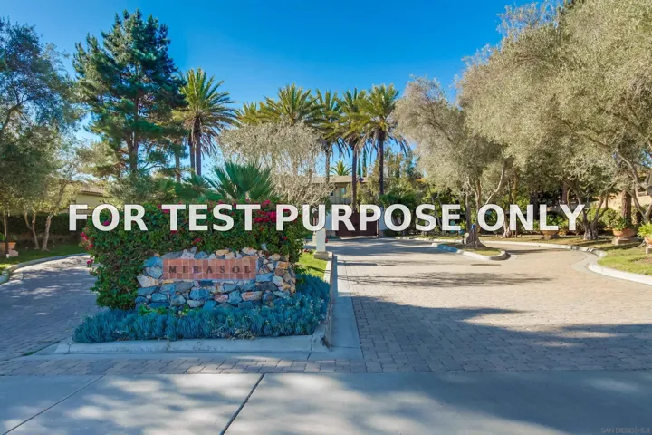 Demo/Test Data 14420 Rancho Del Prado Trl, San Diego, Ca 92127