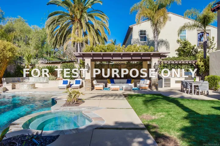 Demo/Test Data 14420 Rancho Del Prado Trl, San Diego, Ca 92127
