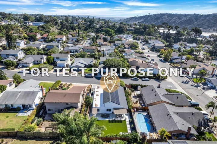 Demo/Test Data 2860 Aber St, San Diego, Ca 92117