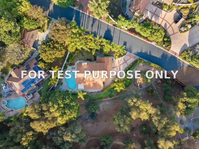 Demo/Test Data 2605 Pasatiempo Glen, Escondido, Ca 92025