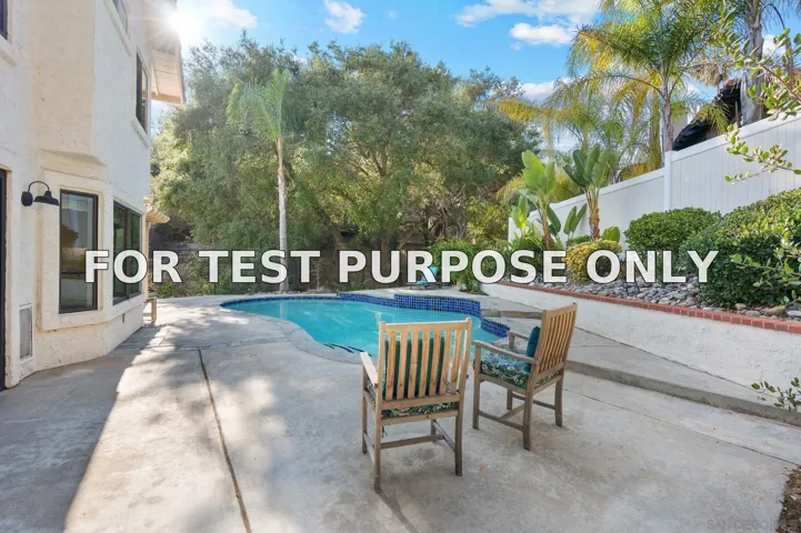 Demo/Test Data 2605 Pasatiempo Glen, Escondido, Ca 92025