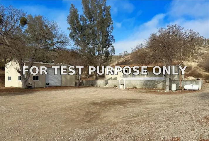 Demo/Test Data 64512 Davis Canyon Road, Lockwood, Ca 93932