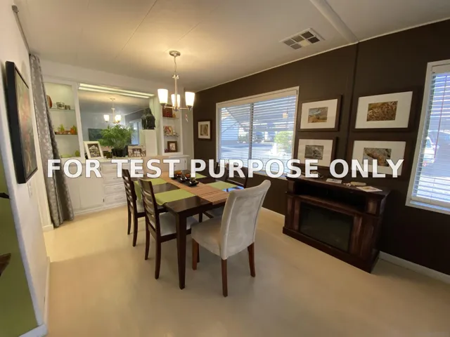 Demo/Test Data 351 Palm Canyon Dr. Unit 71, Borrego Springs, Ca 92004