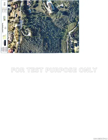 Demo/Test Data 15250 Skyridge Rd Unit A, Poway, Ca 92064