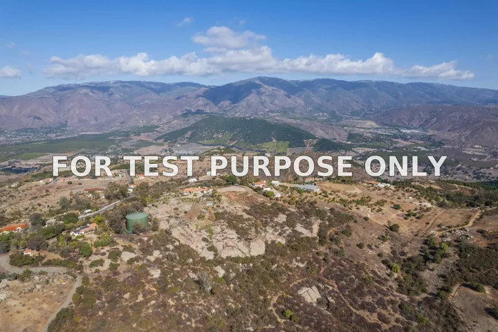 Demo/Test Data 4.11 Acres On Rim Of The Valley Unit ., Valley Center, Ca 92082