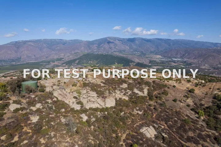 Demo/Test Data 4.11 Acres On Rim Of The Valley Unit ., Valley Center, Ca 92082