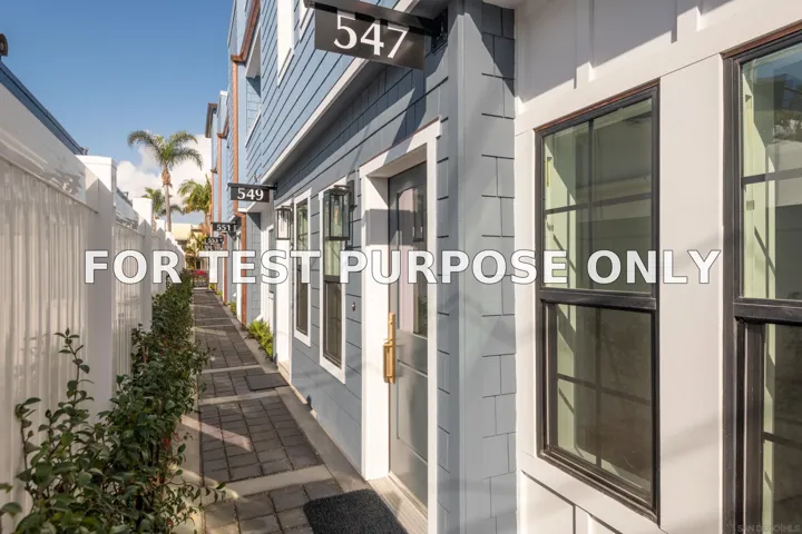 Demo/Test Data 547 Orange Ave, Coronado, Ca 92118