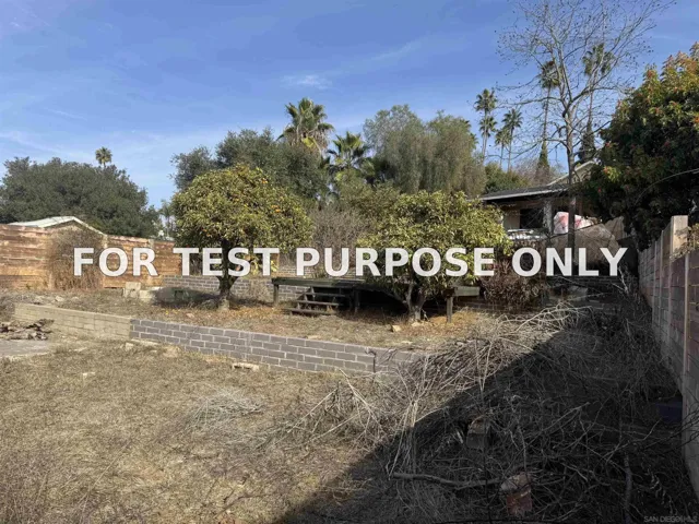 Demo/Test Data 515 N Citrus Ave., Vista, Ca 92084