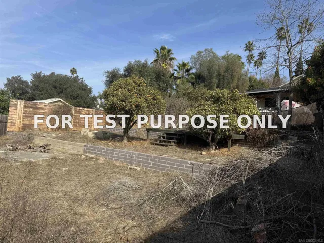 Demo/Test Data 515 N Citrus Ave., Vista, Ca 92084