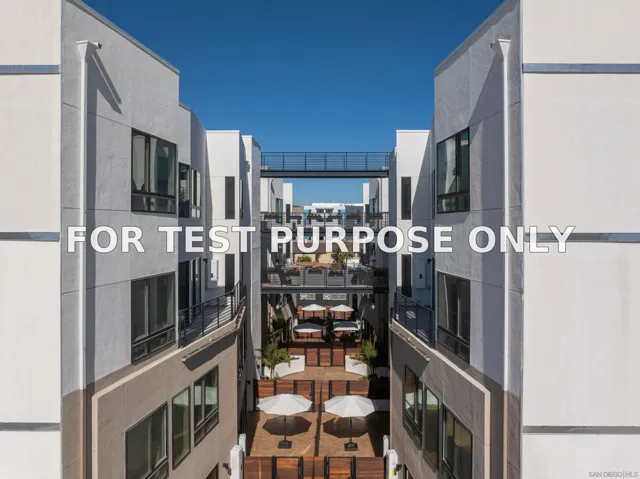 Demo/Test Data 4473 30th St Unit 206, San Diego, Ca 92116