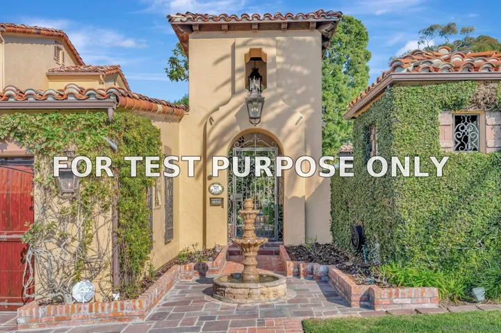 Demo/Test Data 7757 Whitefield Place, La Jolla, Ca 92037