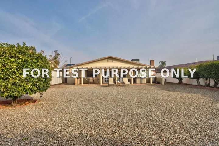 Demo/Test Data 26151 Pine Valley Rd, Menifee, Ca 92586
