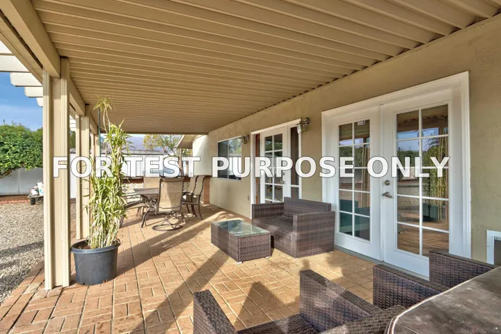 Demo/Test Data 26151 Pine Valley Rd, Menifee, Ca 92586