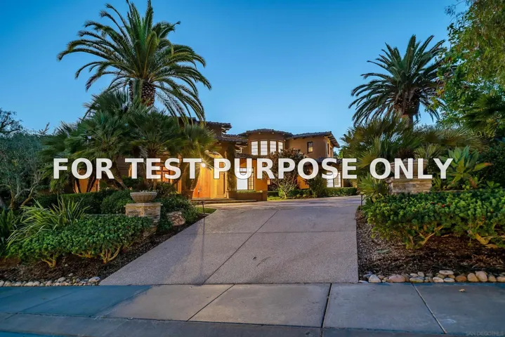 Demo/Test Data 14002 Rancho Vista Bnd, San Diego, Ca 92130