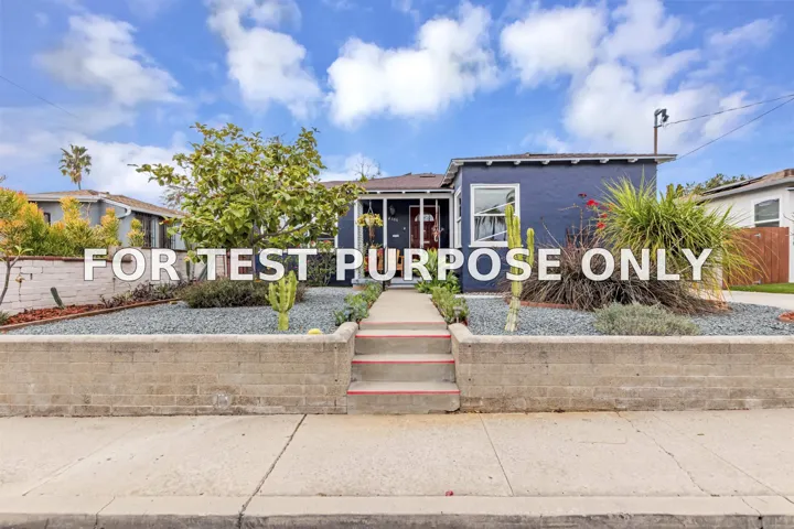 Demo/Test Data 4386-88 56th St, San Diego, Ca 92115