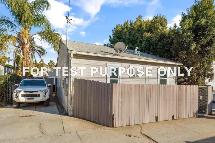 Demo/Test Data 4434-4438 Texas Street, San Diego, Ca 92116