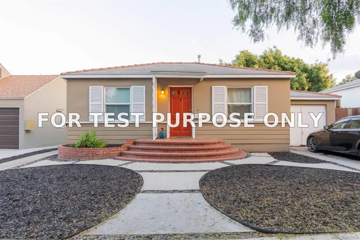 Demo/Test Data 1741-43 Hornblend Street, San Diego, Ca 92109