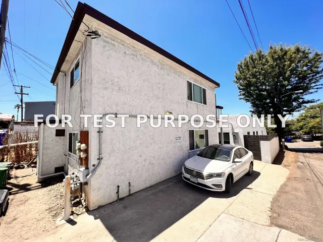 Demo/Test Data 4671-73 Terrace, Kensington, Ca 92116