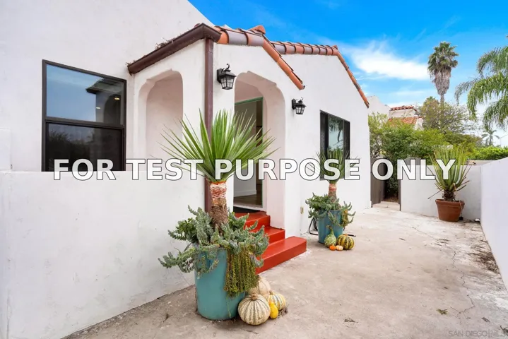 Demo/Test Data 4671-73 Terrace, Kensington, Ca 92116