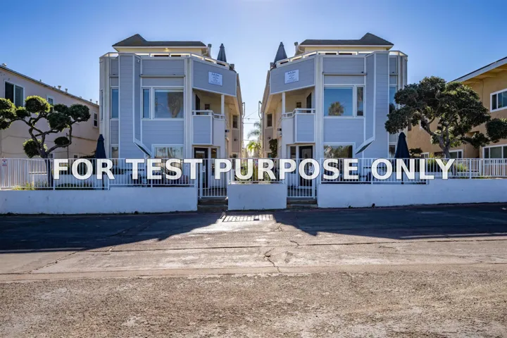 Demo/Test Data 725-27 San Fernando Pl, San Diego, Ca 92109