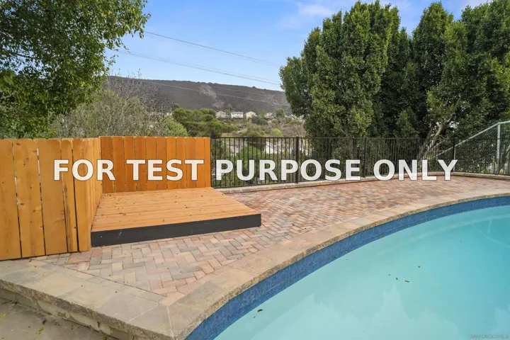 Demo/Test Data 13837 Paseo Cardiel, San Diego, Ca 92129
