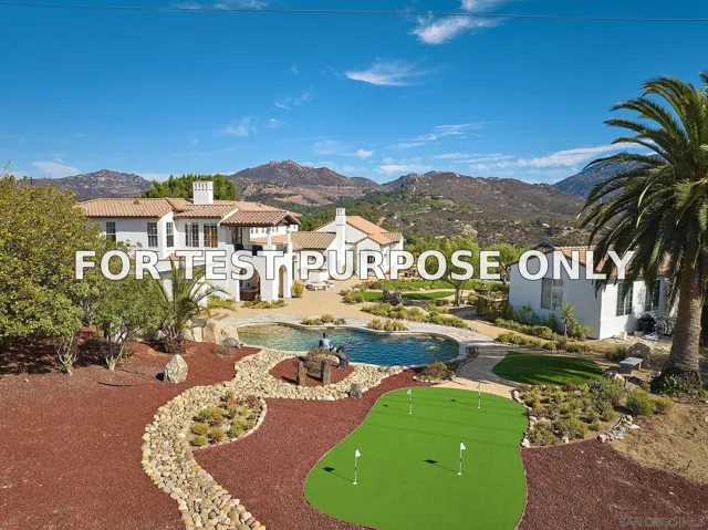 Demo/Test Data 17010 Butterfield Trl, Poway, Ca 92064