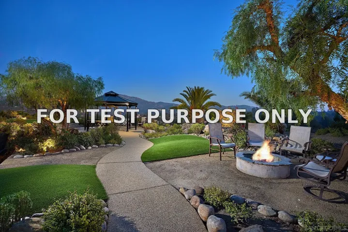 Demo/Test Data 17010 Butterfield Trl, Poway, Ca 92064