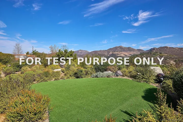 Demo/Test Data 17010 Butterfield Trl, Poway, Ca 92064