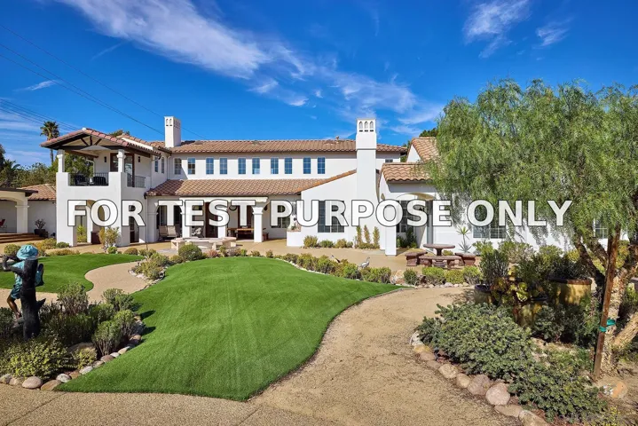 Demo/Test Data 17010 Butterfield Trl, Poway, Ca 92064