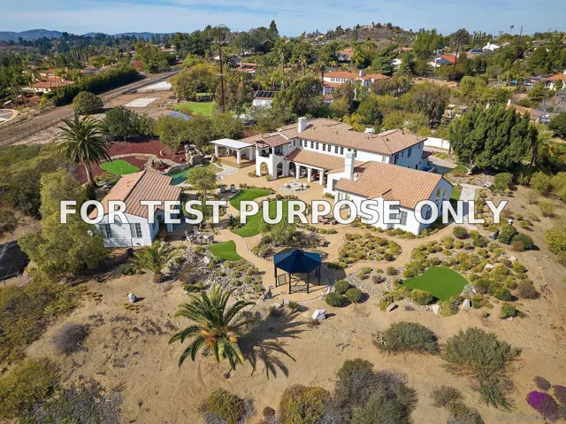 Demo/Test Data 17010 Butterfield Trl, Poway, Ca 92064