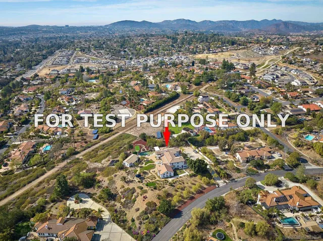 Demo/Test Data 17010 Butterfield Trl, Poway, Ca 92064