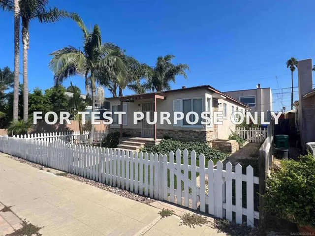 Demo/Test Data 4818 Long Branch Avenue, San Diego, Ca 92107