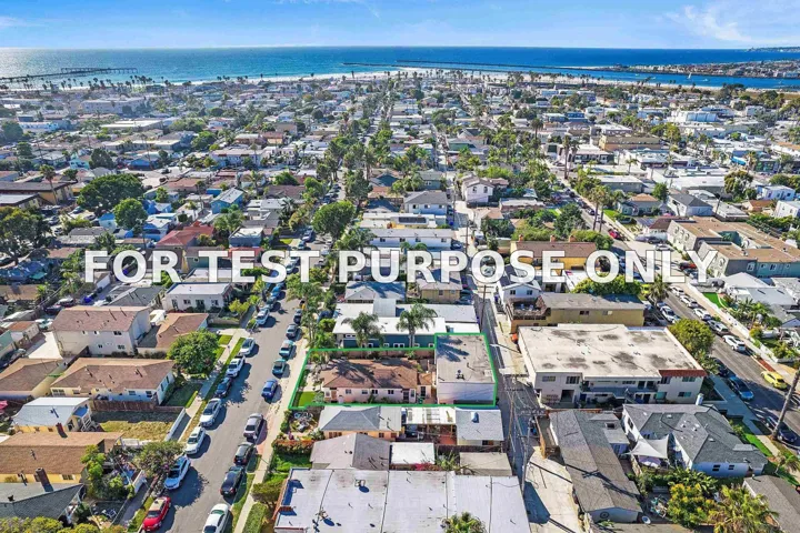 Demo/Test Data 4818 Long Branch Avenue, San Diego, Ca 92107