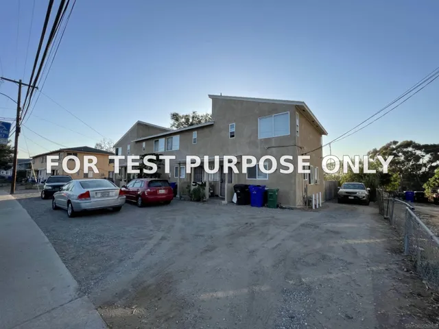 Demo/Test Data 6604-10 Kelly St, San Diego, Ca 92111