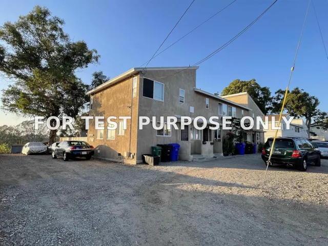 Demo/Test Data 6604-10 Kelly St, San Diego, Ca 92111