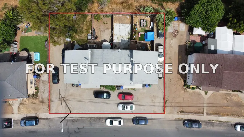 Demo/Test Data 6604-10 Kelly St, San Diego, Ca 92111