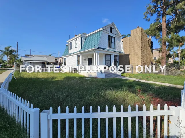 Demo/Test Data 1704 Grand Ave, San Diego, Ca 92109