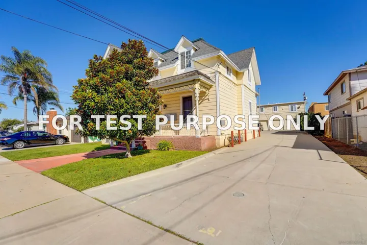 Demo/Test Data 151 Landis Ave, Chula Vista, Ca 91910