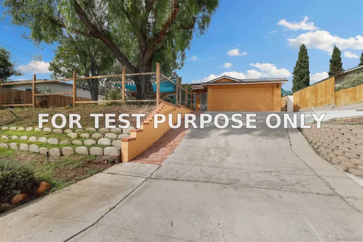 Demo/Test Data 632 Maria Ave, Spring Valley, Ca 91977