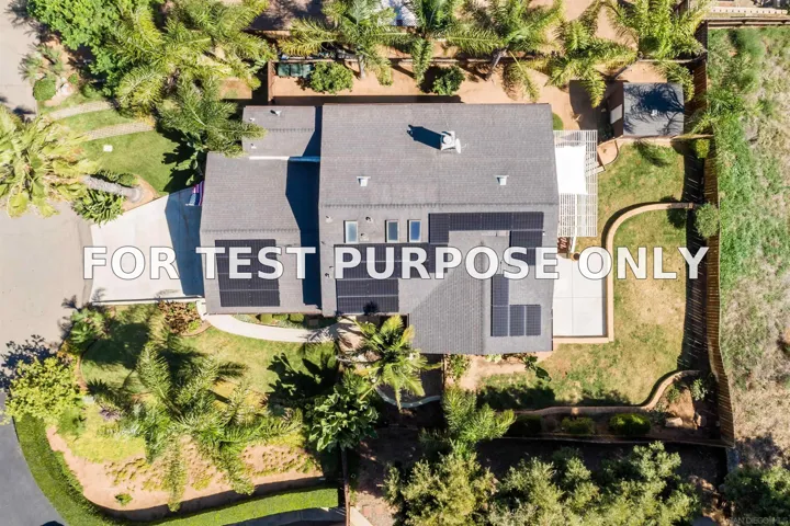 Demo/Test Data 865 Linda Ln, San Marcos, Ca 92069