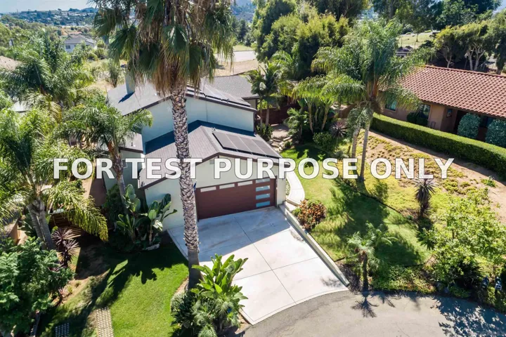 Demo/Test Data 865 Linda Ln, San Marcos, Ca 92069