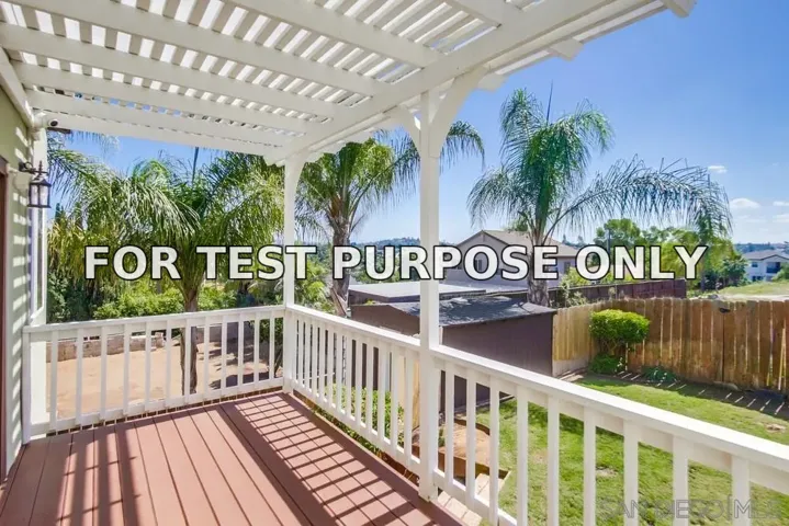 Demo/Test Data 865 Linda Ln, San Marcos, Ca 92069