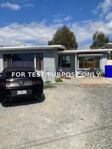 Demo/Test Data 3351-53 Juanita St, San Diego, Ca 92105