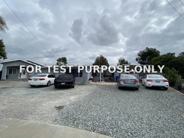 Demo/Test Data 3351-53 Juanita St, San Diego, Ca 92105