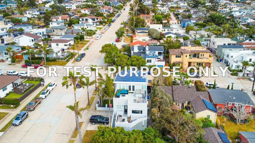 Demo/Test Data 4603-05 Bermuda Ave, San Diego, Ca 92107
